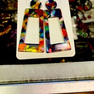 Multi color earrings